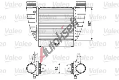 VALEO Chladi vzduchu intercooler VA 818325, 818325