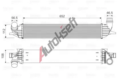 VALEO Chladi vzduchu intercooler VA 818330, 818330