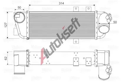 VALEO Chladi vzduchu intercooler VA 818333, 818333