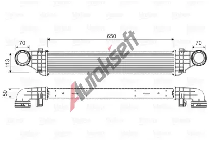 VALEO Chladi vzduchu intercooler VA 818337, 818337