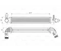 Chladi vzduchu intercooler VALEO ‐ VA 818338