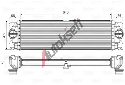VALEO Chladi vzduchu intercooler VA 818341, 818341