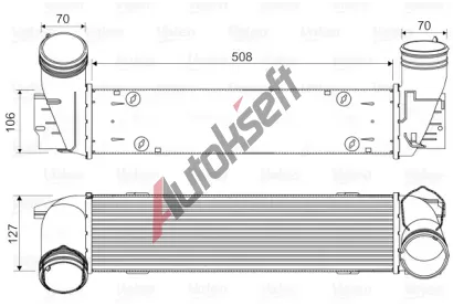 VALEO Chladi vzduchu intercooler VA 818342, 818342