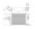 Chladi vzduchu intercooler VALEO ‐ VA 818343