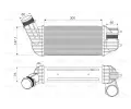 Chladi vzduchu intercooler VALEO ‐ VA 818345
