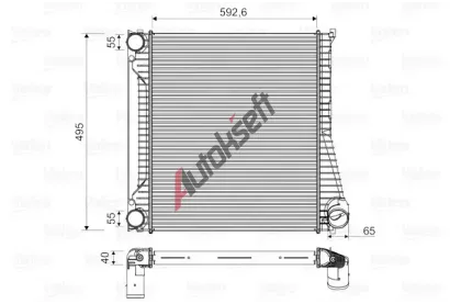 VALEO Chladi� vzduchu intercooler VA 818346, 818346