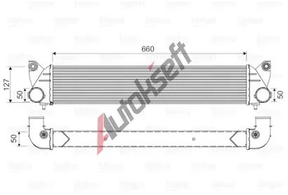 VALEO Chladič vzduchu intercooler VA 818348, 818348 VALEO Chladič vzduchu intercooler VA 818348, 818348