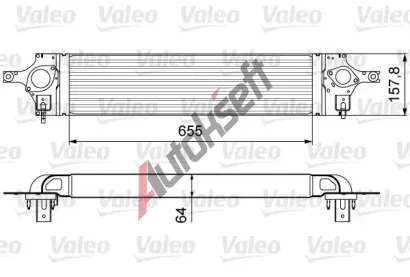 VALEO Chladi vzduchu intercooler VA 818358, 818358