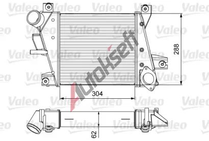 VALEO Chladi vzduchu intercooler VA 818360, 818360