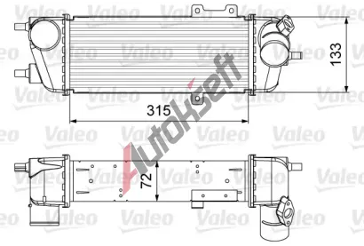 VALEO Chladi vzduchu intercooler VA 818361, 818361
