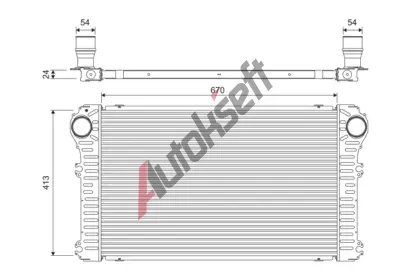 VALEO Chladi vzduchu intercooler VA 818363, 818363