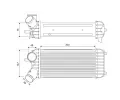 Chladi vzduchu intercooler VALEO ‐ VA 818365