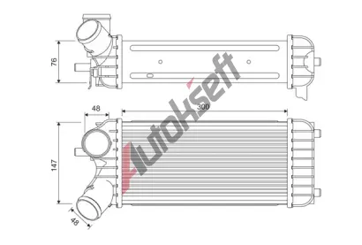 VALEO Chladi vzduchu intercooler VA 818365, 818365