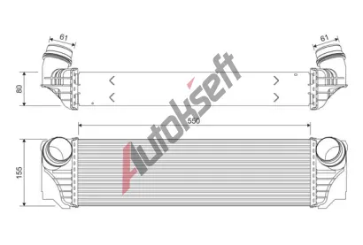 VALEO Chladi� vzduchu intercooler VA 818367, 818367