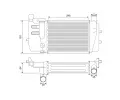 Chladi vzduchu intercooler VALEO ‐ VA 818369