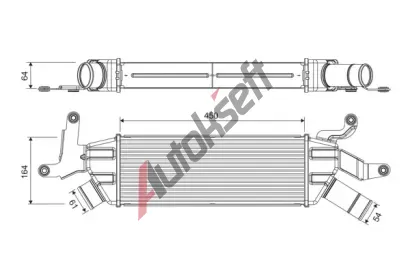 VALEO Chladi vzduchu intercooler VA 818370, 818370