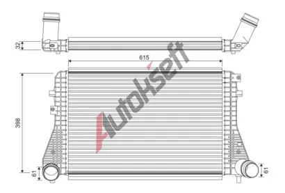 VALEO Chladi vzduchu intercooler VA 818372, 818372