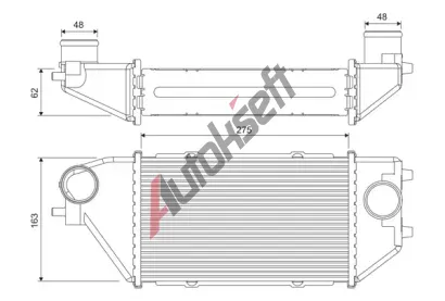 VALEO Chladi� vzduchu intercooler VA 818381, 818381