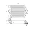 Chladi vzduchu intercooler VALEO ‐ VA 818384