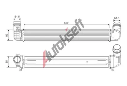 VALEO Chladi vzduchu intercooler VA 818389, 818389