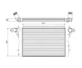 Chladi vzduchu intercooler VALEO ‐ VA 818391