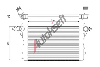 VALEO Chladi vzduchu intercooler VA 818391, 818391