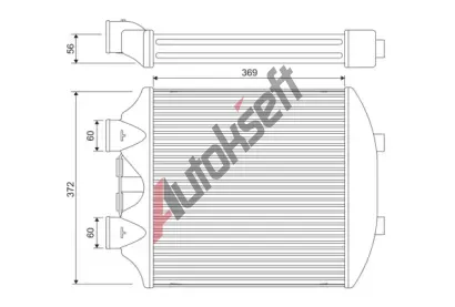 VALEO Chladi vzduchu intercooler VA 818393, 818393