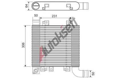 VALEO Chladi vzduchu intercooler VA 818398, 818398