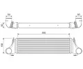 Chladi vzduchu intercooler VALEO ‐ VA 818400