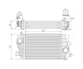 Chladi vzduchu intercooler VALEO ‐ VA 818537