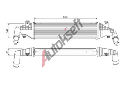 VALEO Chladi vzduchu intercooler VA 818542, 818542