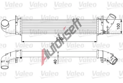 VALEO Chladi vzduchu intercooler VA 818544, 818544
