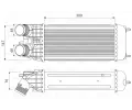 Chladi vzduchu intercooler VALEO ‐ VA 818547