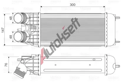 VALEO Chladi vzduchu intercooler VA 818547, 818547