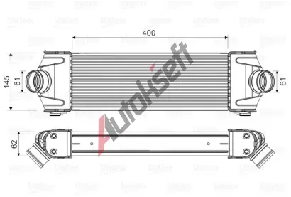 VALEO Chladi vzduchu intercooler VA 818550, 818550