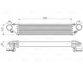 Chladi vzduchu intercooler VALEO ‐ VA 818552