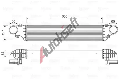 VALEO Chladi vzduchu intercooler VA 818552, 818552
