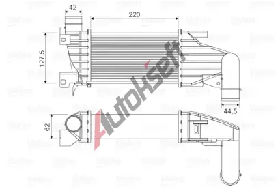VALEO Chladi vzduchu intercooler VA 818555, 818555