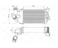 VALEO Chladi vzduchu intercooler ‐ VA 818556