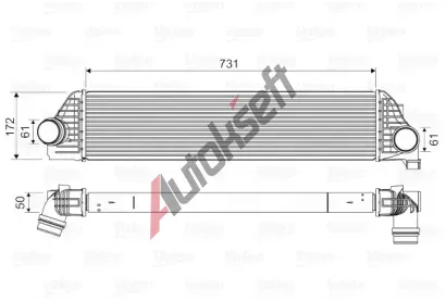 VALEO Chladi vzduchu intercooler VA 818561, 818561
