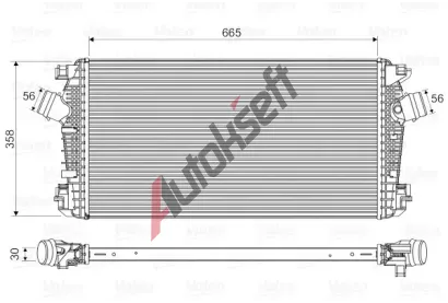 VALEO Chladi vzduchu intercooler VA 818567, 818567