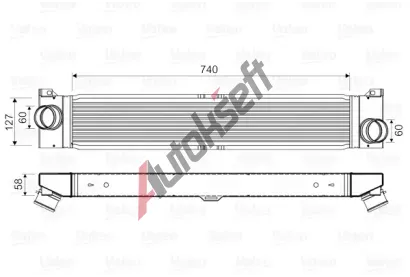 VALEO Chladi vzduchu intercooler VA 818569, 818569
