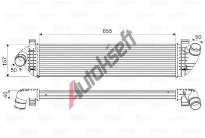 VALEO Chladi vzduchu intercooler VA 818571, 818571