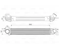 Chladi vzduchu intercooler VALEO ‐ VA 818580