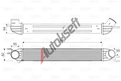 VALEO Chladič vzduchu intercooler VA 818580, 818580  VALEO Chladič vzduchu intercooler VA 818580, 818580