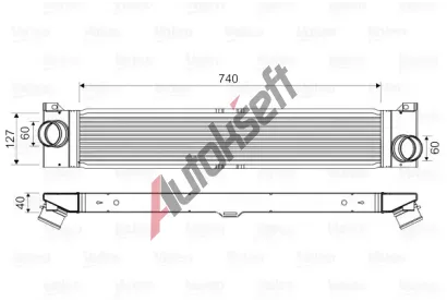 VALEO Chladi vzduchu intercooler VA 818586, 818586