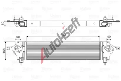 VALEO Chladič vzduchu intercooler VA 818589, 818589 VALEO Chladič vzduchu intercooler VA 818589, 818589