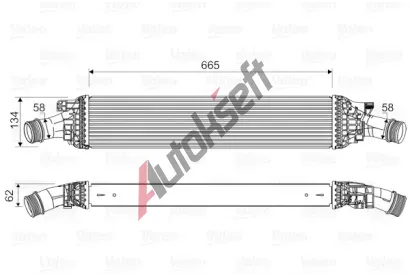 VALEO Chladi vzduchu intercooler VA 818601, 818601