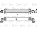 Chladi vzduchu intercooler VALEO ‐ VA 818606