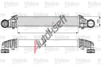 VALEO Chladi vzduchu intercooler VA 818606, 818606